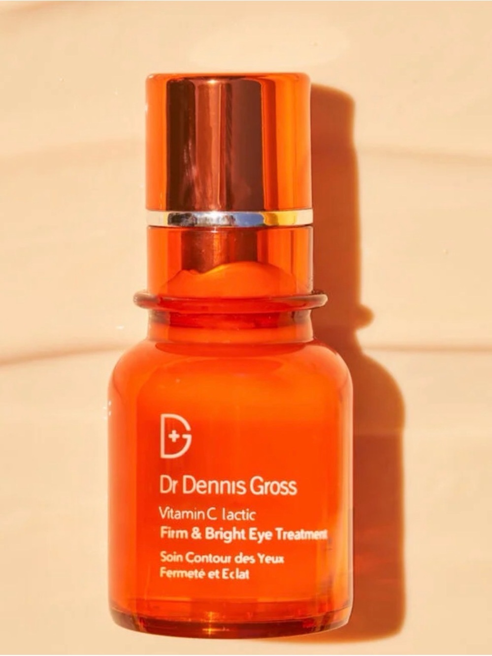 Dr Dennis Gross Vitamin C Lactic Firming Eye Treatment - Orange